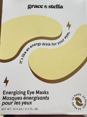Grace & Stella Under Eye Patches Energizing Eye Mask Box of 22